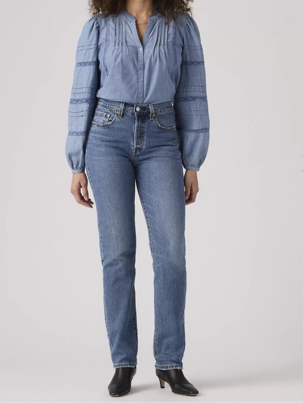 Levi's 501 original fit button fly jeans